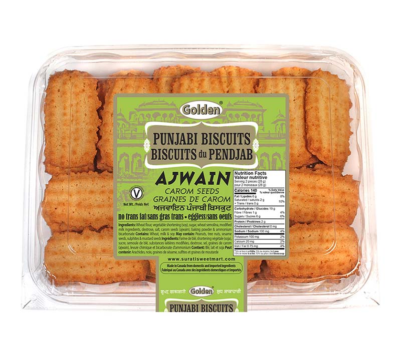 GOLDEN Punjabi Biscuits Ajwain 680gm