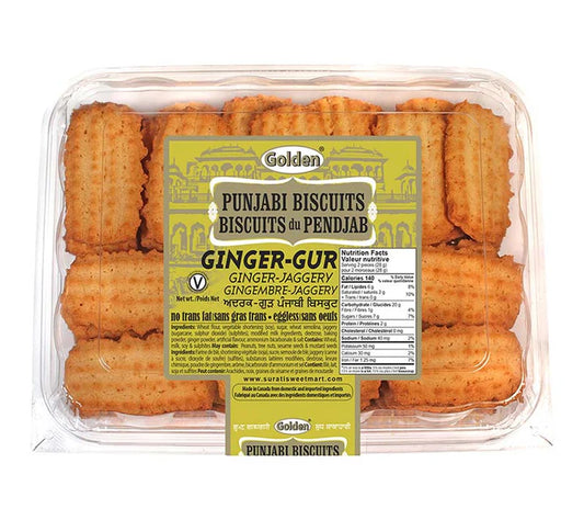 GOLDEN Punjabi Biscuits Ginger Gur 680gm