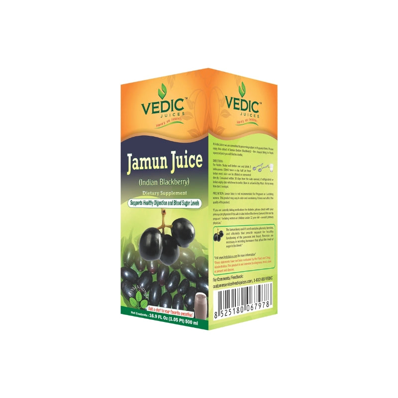 Vedic Jamun Juice (Indian Blueberry) 500ml
