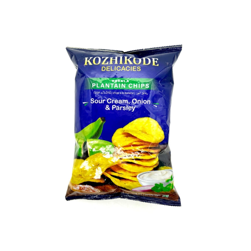 Kozhikode Delicacies Kerala Plantain Chips Sour Cream, Onion & Parsley