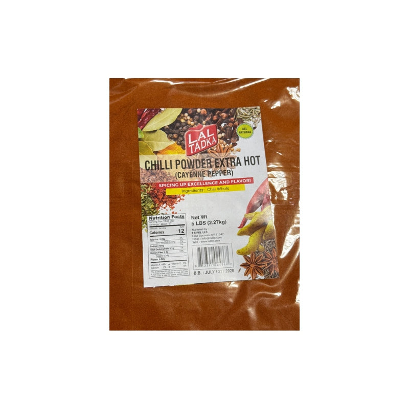 Lal Tadka Chilli Powder Extra Hot (Cayenne Pepper) 5lbs
