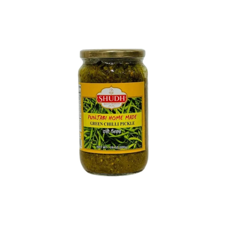 SHUDH Green Chilli Pickle - 800GM