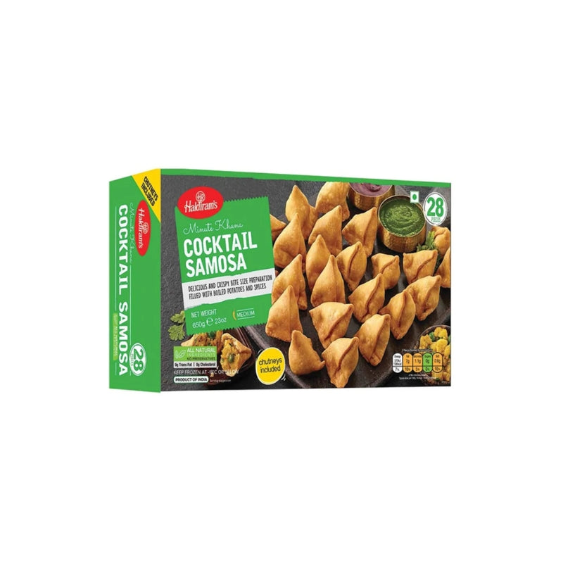 HALDIRAM’S Minute Khana Spinach Paneer Cocktail Samosa (medium) 50 pieces