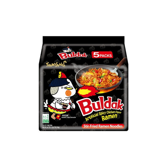 Buldak 5 Packs Black