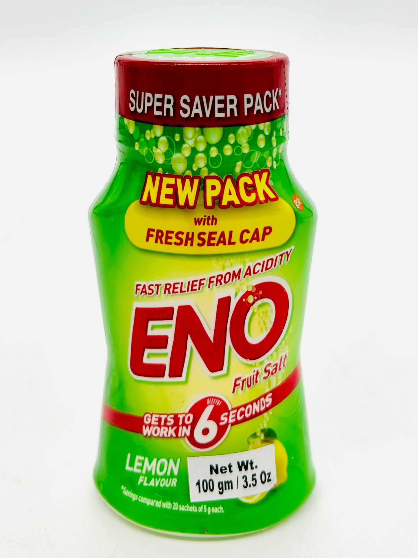 Eno Fast Relief From Acidity Fruit Salt Lemon Flavor 100g