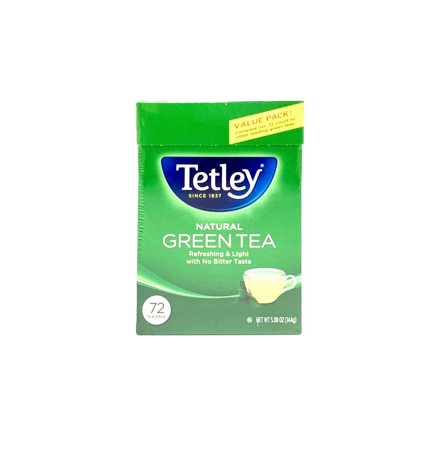 Tetley Green Tea 72 Bags