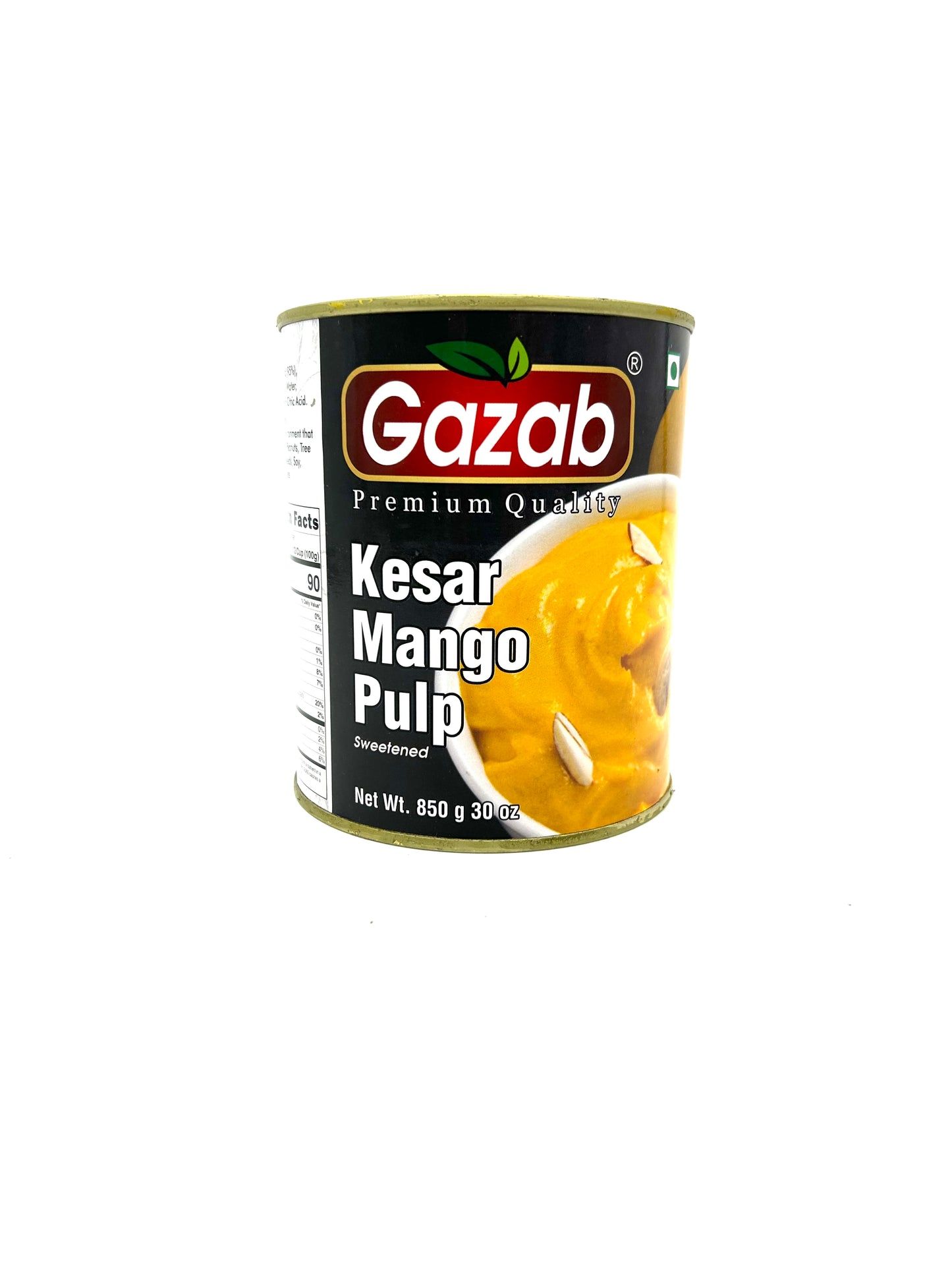 Gazab Kesar Mango Pulp Sweetend 850 g