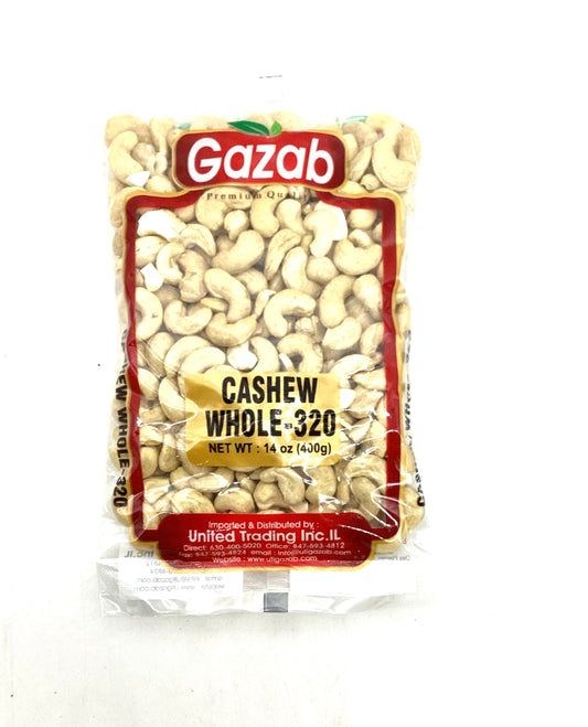 Gazab Cashew Whole 400g