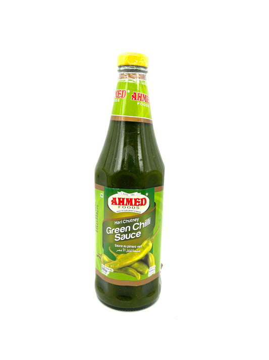 Ahmed Hari Chutney Green Chilli Sauce 800g