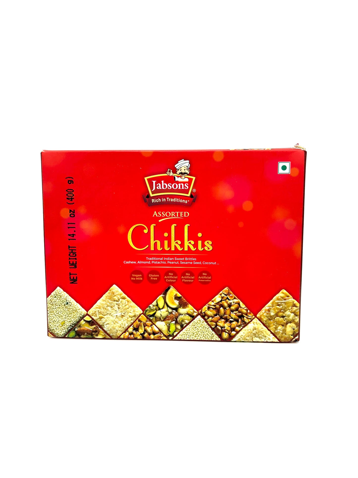 Jabsons Assorted Chikkis 400g