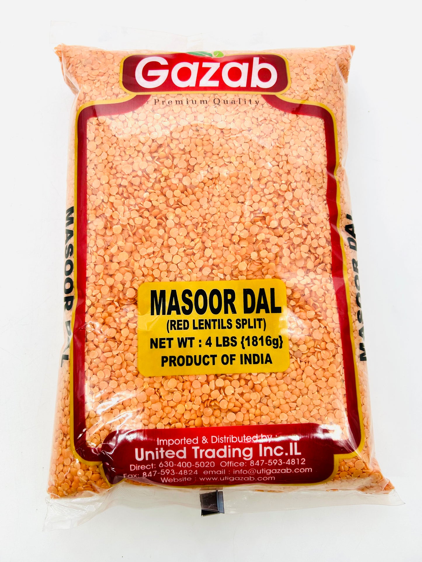 Gazab Masoor Dal 4lbs