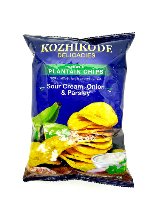 Kozhikode Delicacies Kerala Plantain Chips Sour Cream, Onion & Parsley