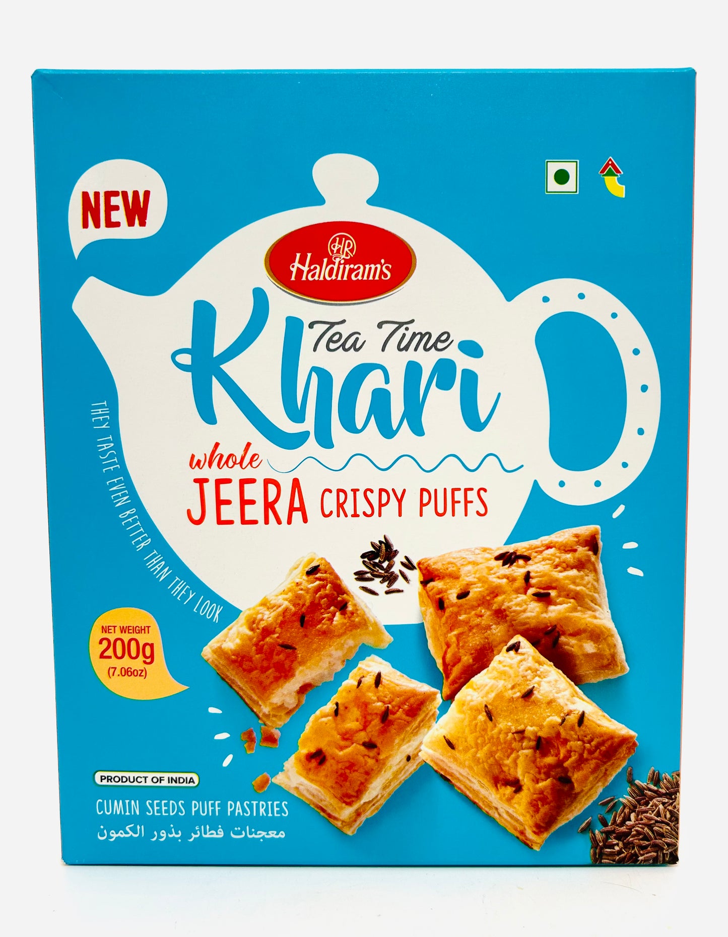 Haldiram’s Tea Time Khari Whole Jeera Crispy Puffs