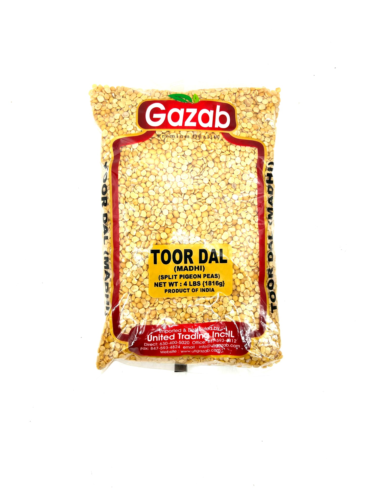 Gazab Toor Daal 4Lb