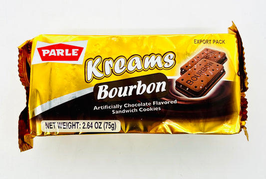 Kreams Bourbon Chocolate Flavored Sandwich Cookies 75g