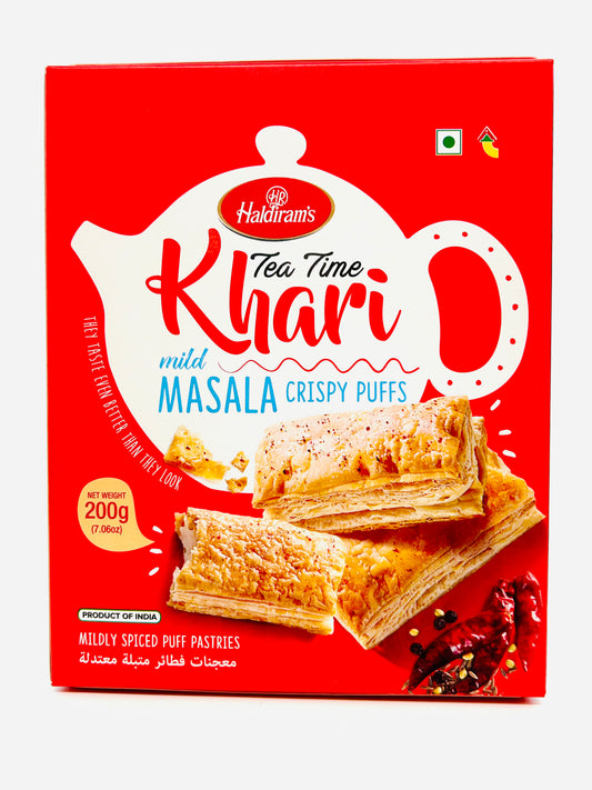 Haldiram’s Tea Time Khari Mild Masala Crispy Puffs