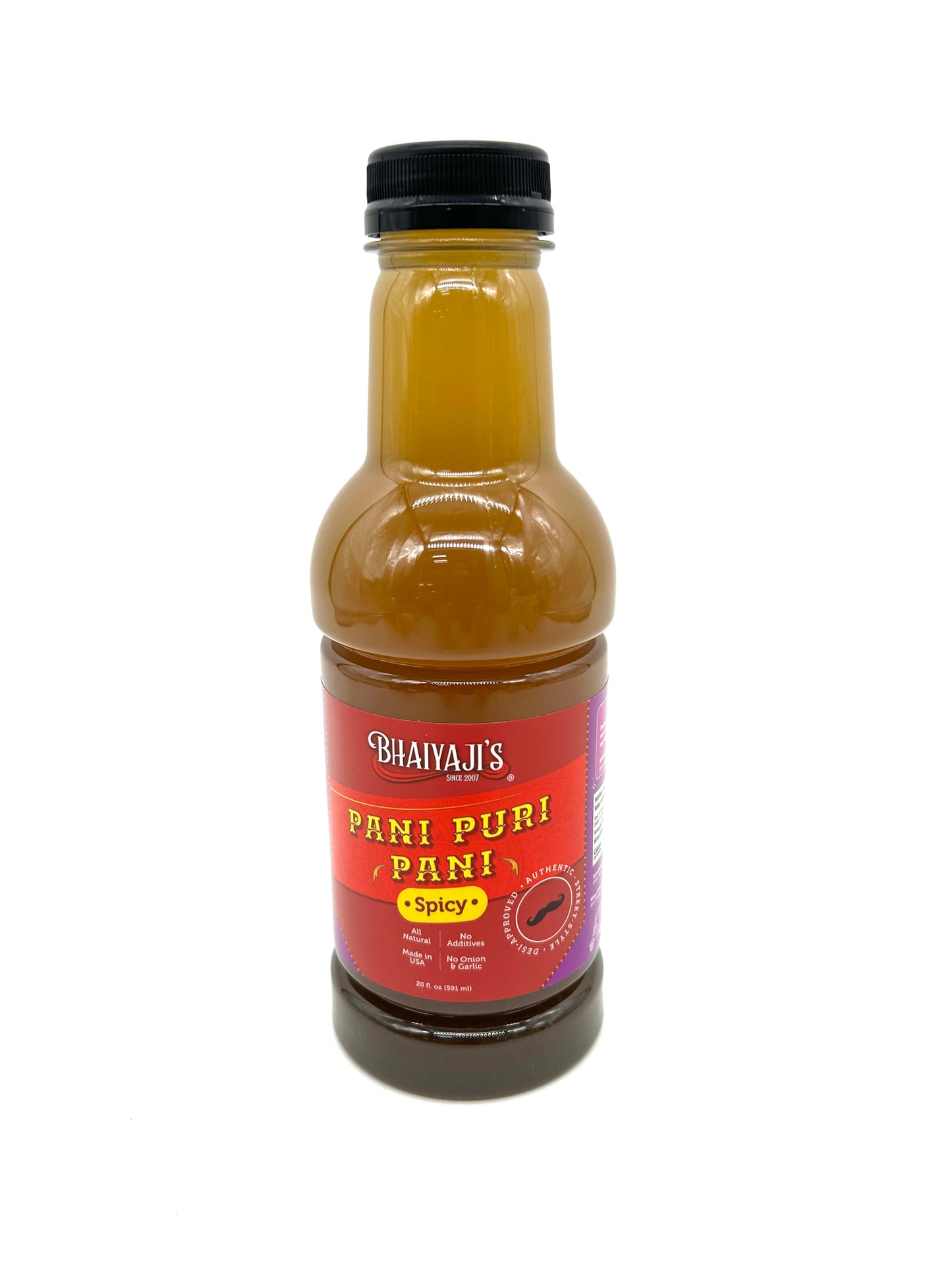 BhaiyaJi’s Pani Puri Pani Spicy 591ml