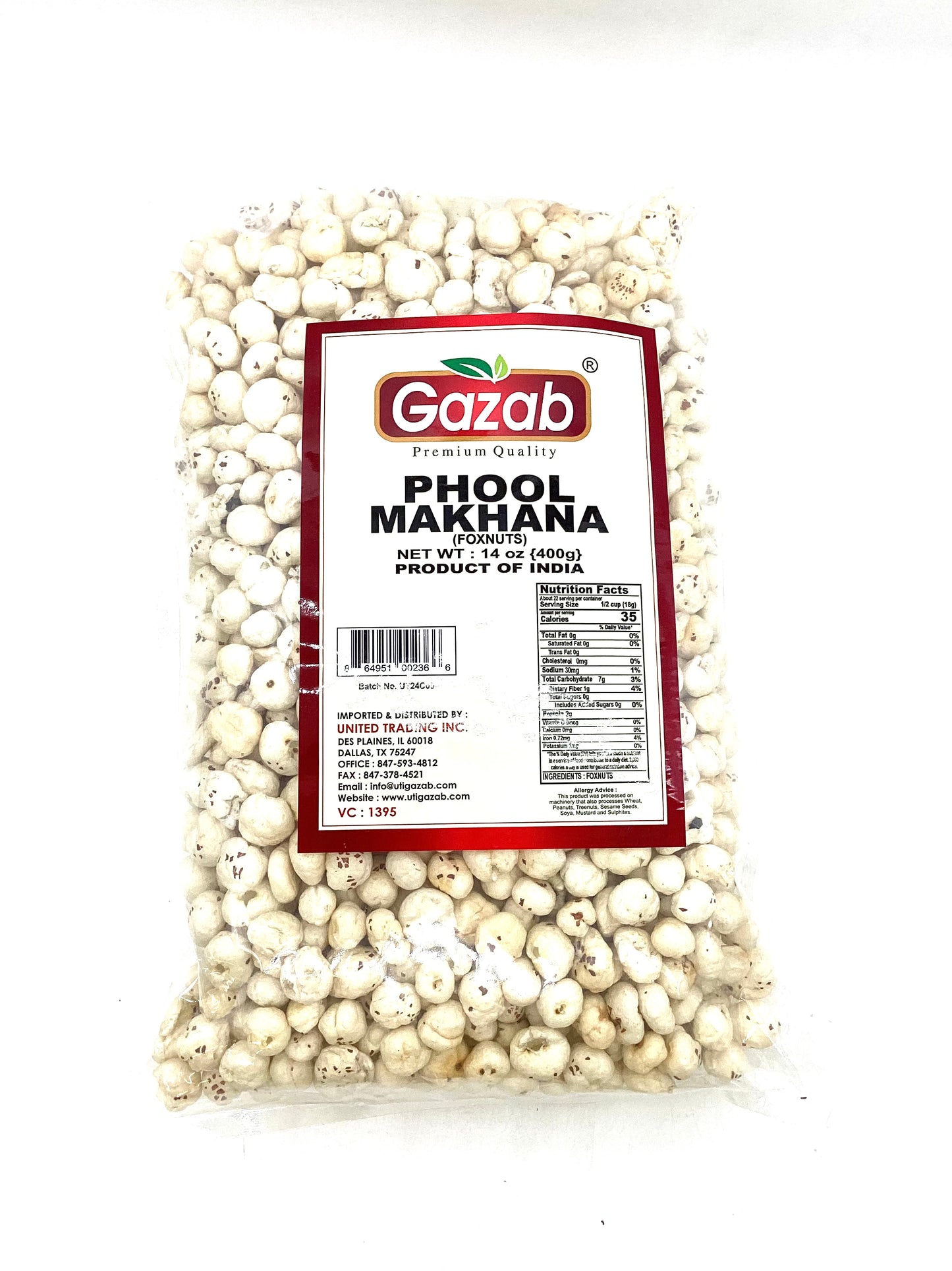 Gazab Phool Makhana (FoxNuts) 400g