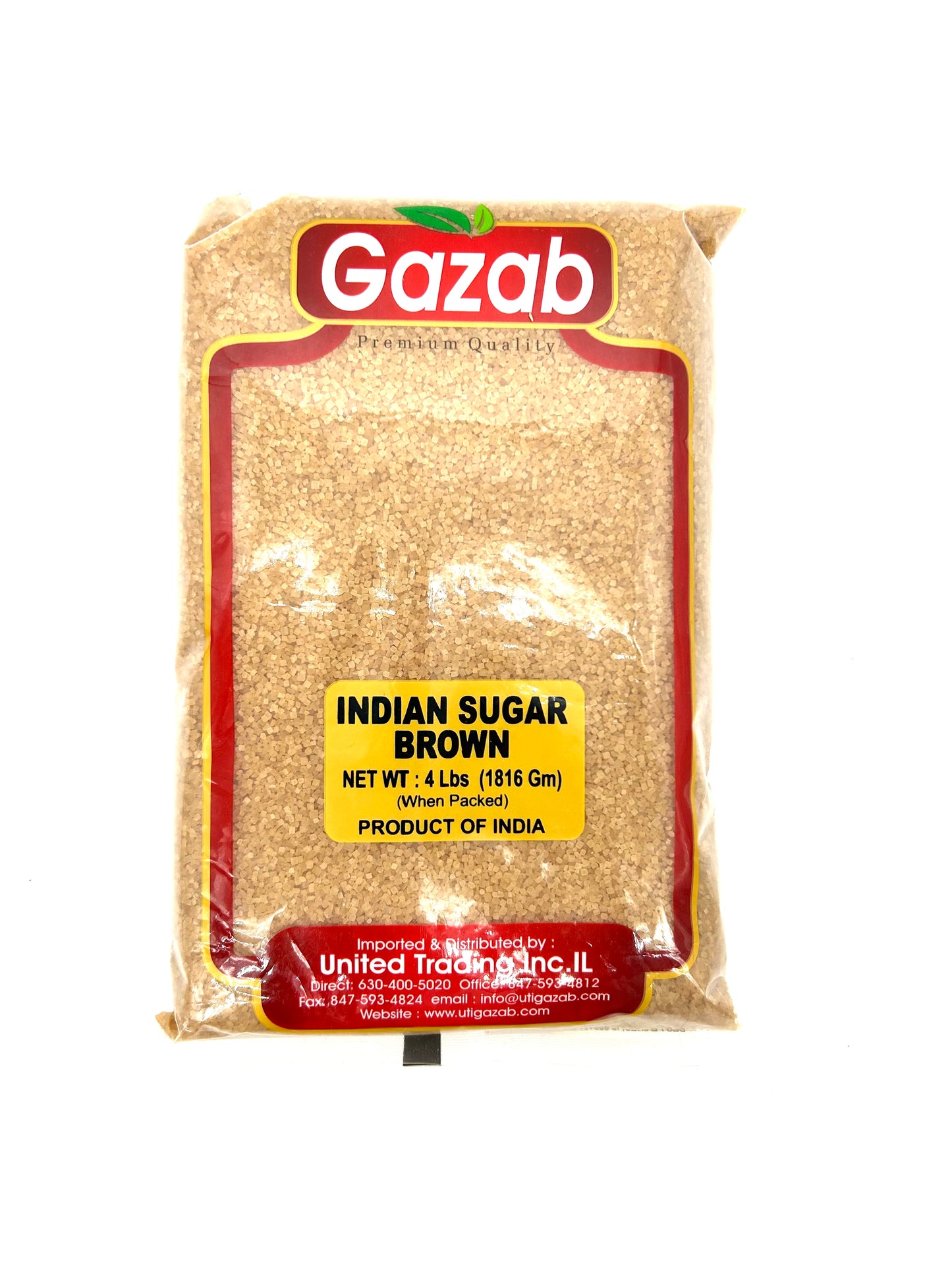 Gazab Indian Sugar Brown 4Lbs