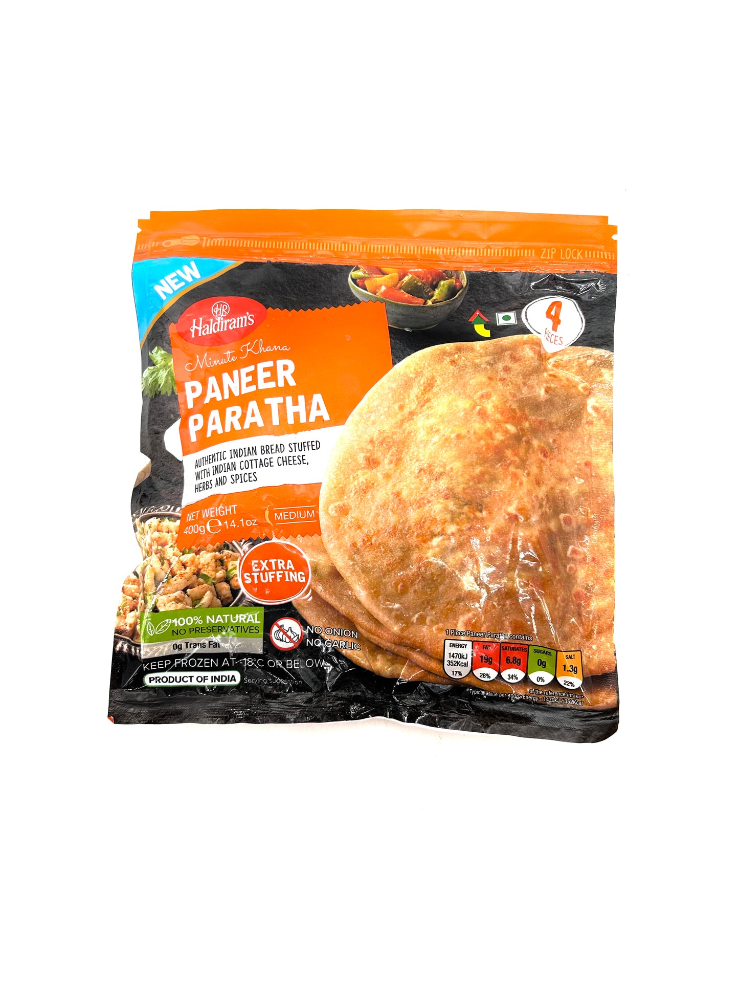 Haldiram’s Paneer Prantha 400g