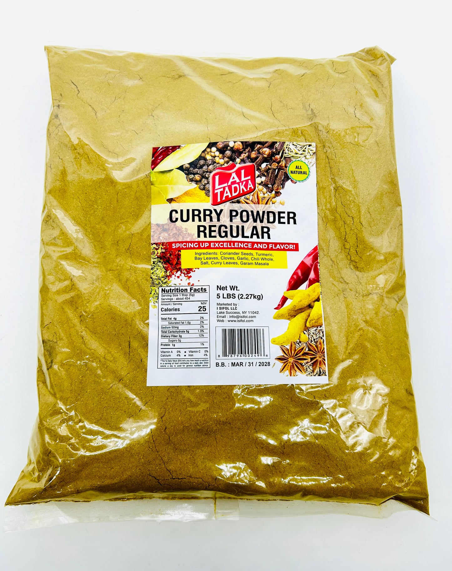 Lal Tadka Curry Powder Regular 5lbs