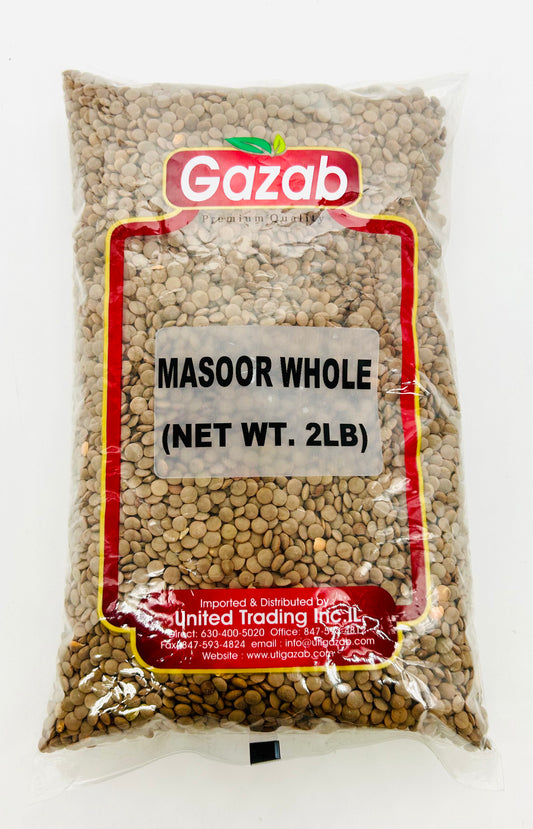 Gazab Masoor Whole 2lbs