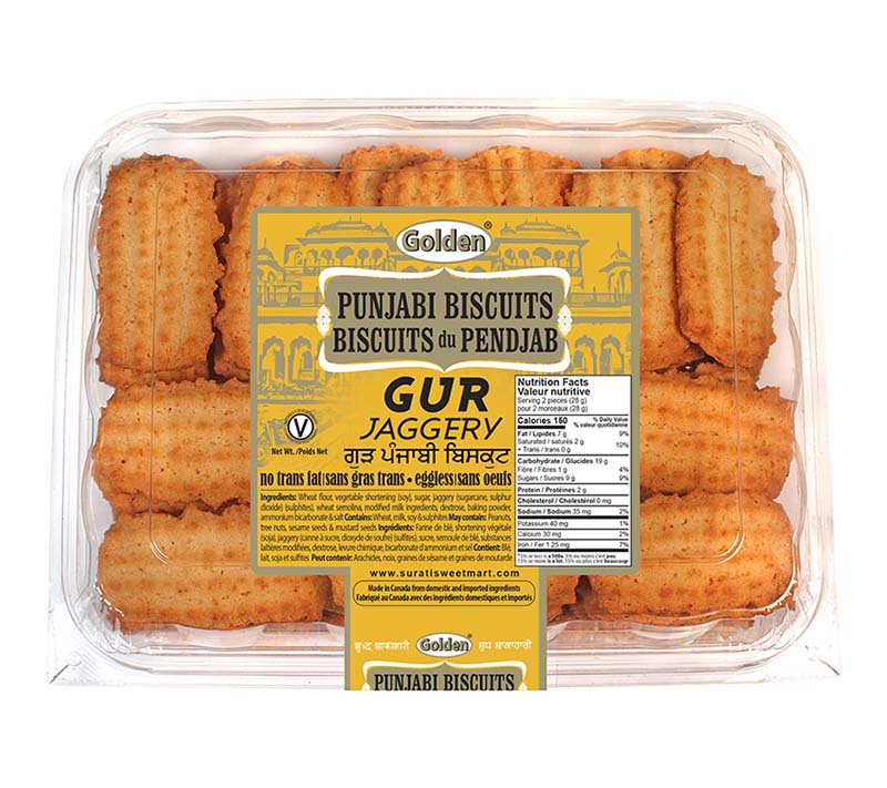 GOLDEN Punjabi Biscuits Gur 680gm