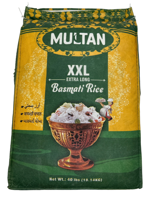 MULTAN XXL BASMATI RICE 40lbs