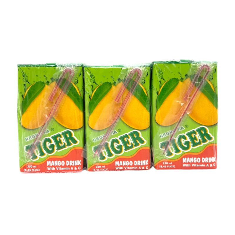 Regro Ka Tiger Mango Drink whole box