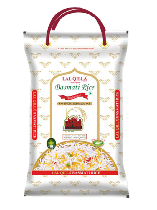 LAL QILLA BASMATI RICE 10LBS TRADITIONAL SPECIAL OLD MALAI