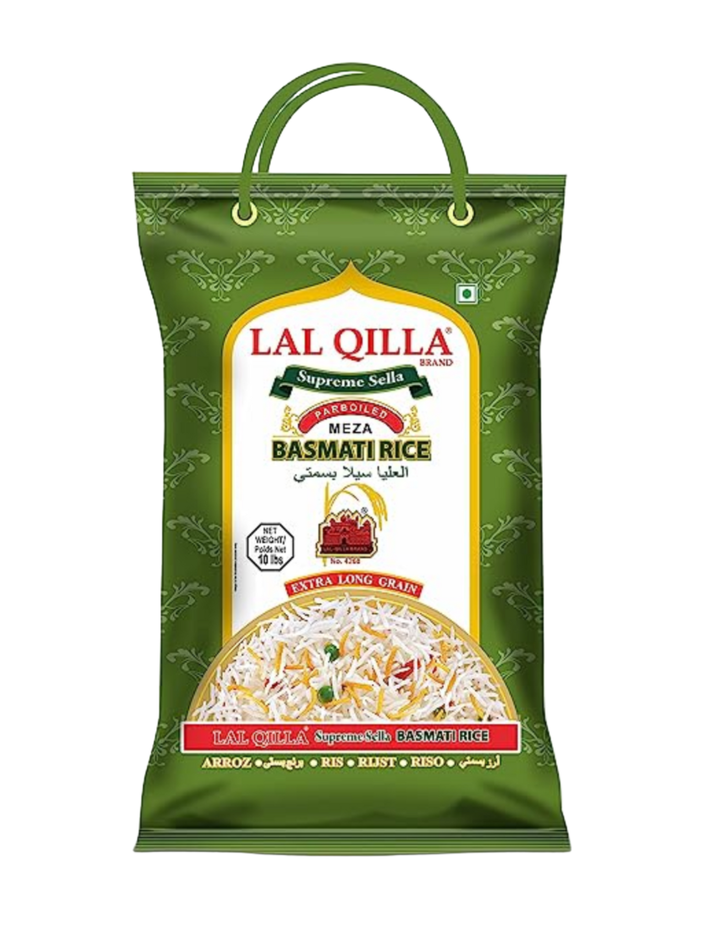 LAL QILLA SUPREME SELLA BASMATI RICE 10LBS