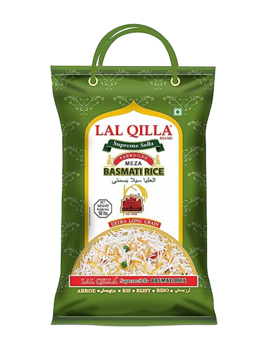 LAL QILLA SUPREME SELLA BASMATI RICE 10LBS