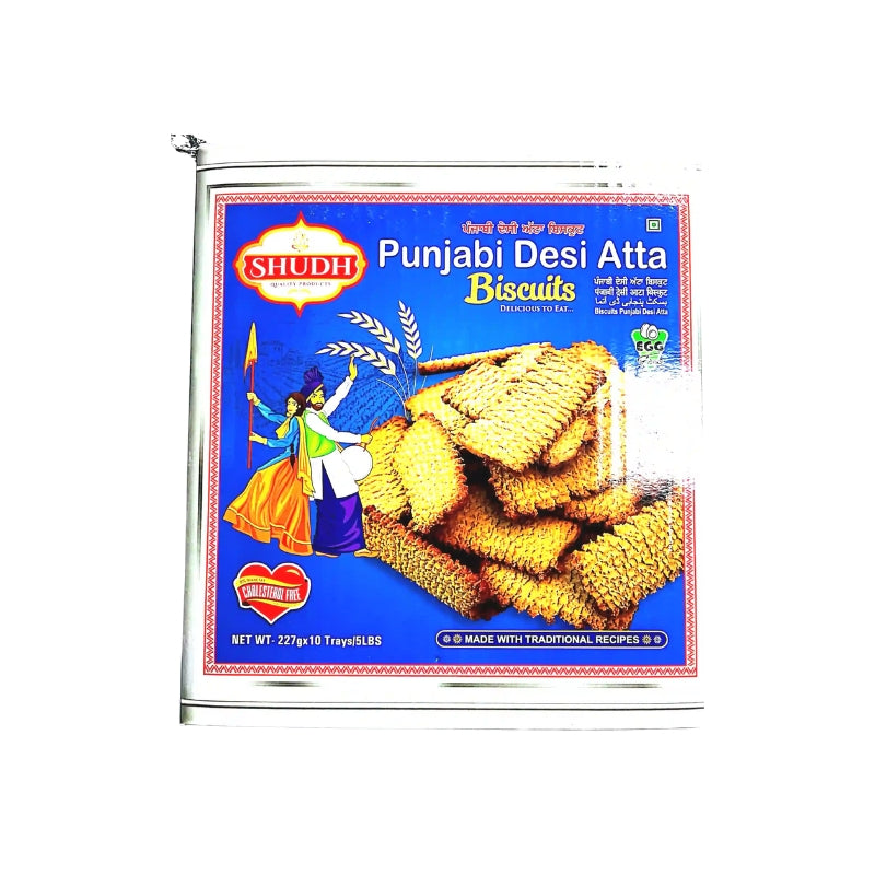 SHUDH Punjabi Desi Atta Biscuits - 5LB