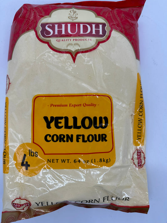 Shudh Yellow Corn Flour (4lb)